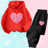 Girls 2 Pieces Casual Korean Style Sports Suits for Spring childrensterritory