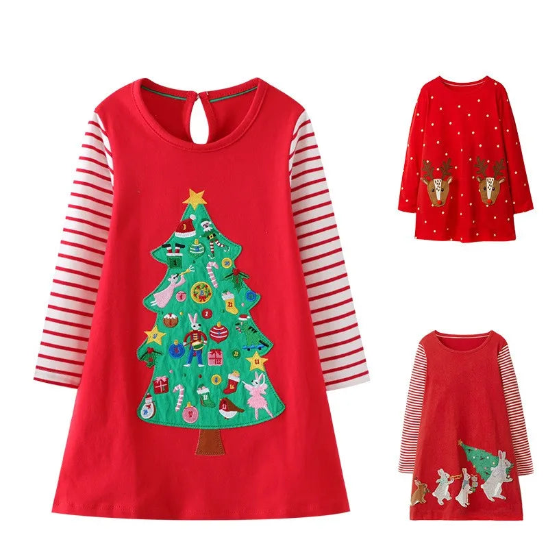 Kids Girls Christmas &amp; New Years Party Frocks childrensterritory