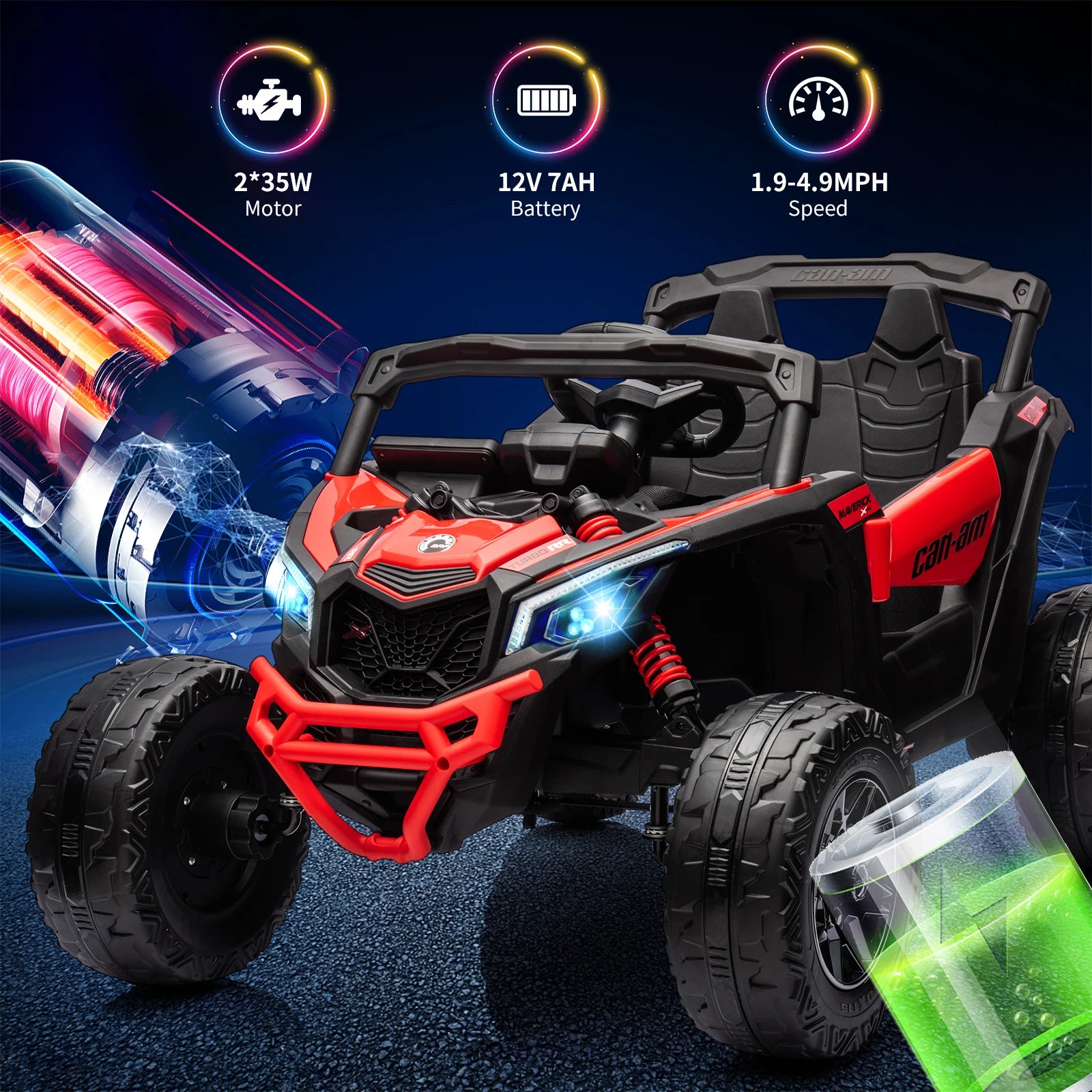 Kids UTV Electric Off-Road Car w/Remote Control childrensterritory