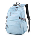 Solid Color Waterproof Shoulder Backpack for Teenage Girls childrensterritory