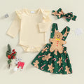 Baby Girls' Long-Sleeved Christmas Party Outfit childrensterritory