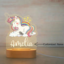 Personalized Cartoon Animal Design Night Light for Kids Room childrensterritory