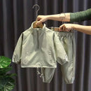 Baby Boys' Half-zip Sportswear Hoodie + Pants Set