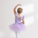 Kids' Girls' Designer Gymnastics Ballet Leotard with Tutu Skirt