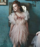 Handmade Lace Sling Tutu Dress for Girls, Ideal for Parties childrensterritory