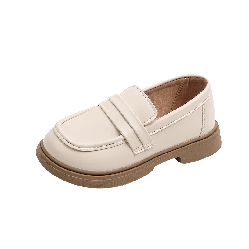 Kids Girls/Boys Round-toe Leather Shoes for Party