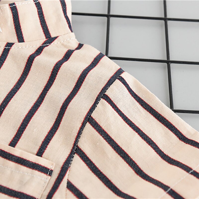 Baby Boys Striped Shirt and Shorts, Casual Outfit Sets childrensterritory