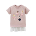 Kids Girls' Casual Print Cotton Dresses for Summer childrensterritory