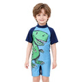 Kids Girls One-Piece Cartoon Print UV Swimsuits