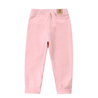 Pure Color Velvet Casual Kids Trousers for Spring and Autumn childrensterritory