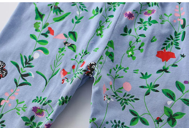 Half-Sleeves Casual Summer Outfits For Girls childrensterritory