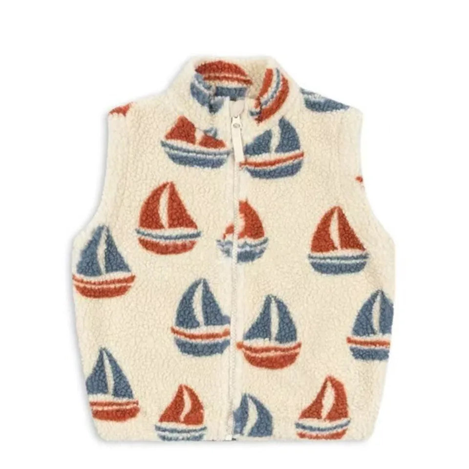 Colourful Cartoon Design Winter Outerwear For Kids