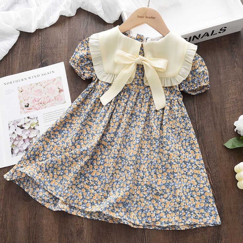 Kids Girls Floral Summer Fashion Dresses childrensterritory