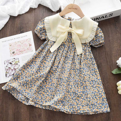 Kids Girls Floral Summer Fashion Dresses childrensterritory