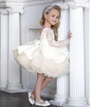 Little Girls Vintage Tulle Long Sleeve Princess Party Dresses childrensterritory