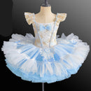 Kids Girls Sequins Tassel Modern Ballet Leotard Tutu Dresses childrensterritory