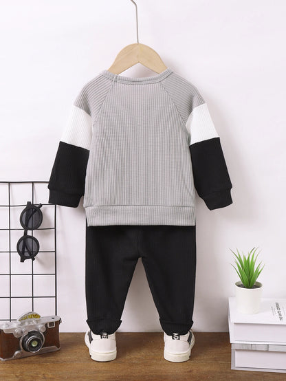 Infant Boy Long Sleeve 2PCS  Spring &amp; Autumn Outfit Set