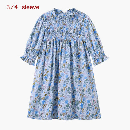 Sister and Brother Matching Cotton Floral and Knitted Clothes Set childrensterritory