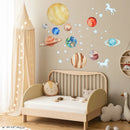 3D Luminous Planets Wall Decals for Ceiling/Wall childrensterritory