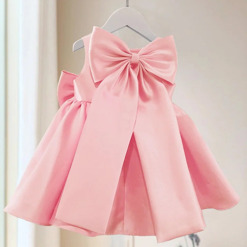 Toddler Girl Elegant Sleeveless First Communion Dress