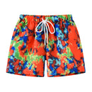 Cartoon Print Kids Boys Summer Swimming Trunks