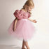 Kids Girls Puff Sleeve Princess Dress For Birthday Party childrensterritory