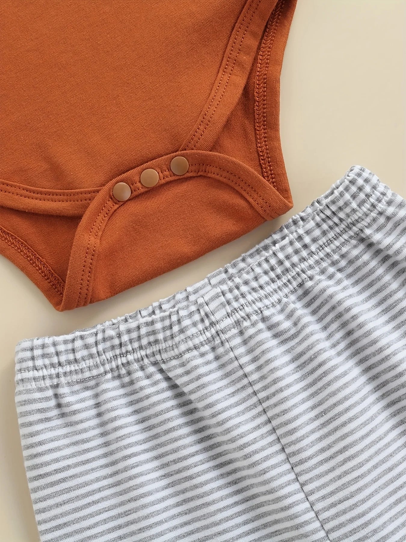 Cute Fox Print Long Sleeve Bodysuit Hat And Pants Baby 3 Pieces Suit childrensterritory