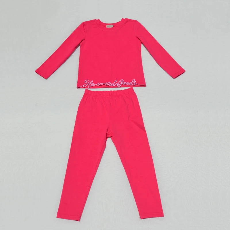 Full Sleeves Solid Colour Kids Night Outfit childrensterritory