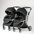 Luxury High-View Detachable Twin Baby Stroller childrensterritory
