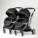 Luxury High-View Detachable Twin Baby Stroller childrensterritory