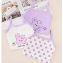 3Pc/Lot Little Girls Cartoon Design Cotton Tops childrensterritory