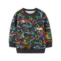 Kids Cartoon Print Long Sleeve Sweatshirts childrensterritory