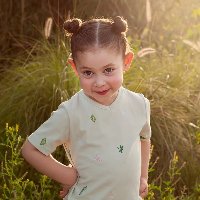Floral Embroidery 2-piece Family Clothing Sets childrensterritory
