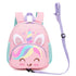 3D Cartoon Deisgn Kids School Backpacks with Traction Line childrensterritory