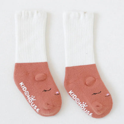 Baby Non-Slip Soft Cartoon Design Winter Socks