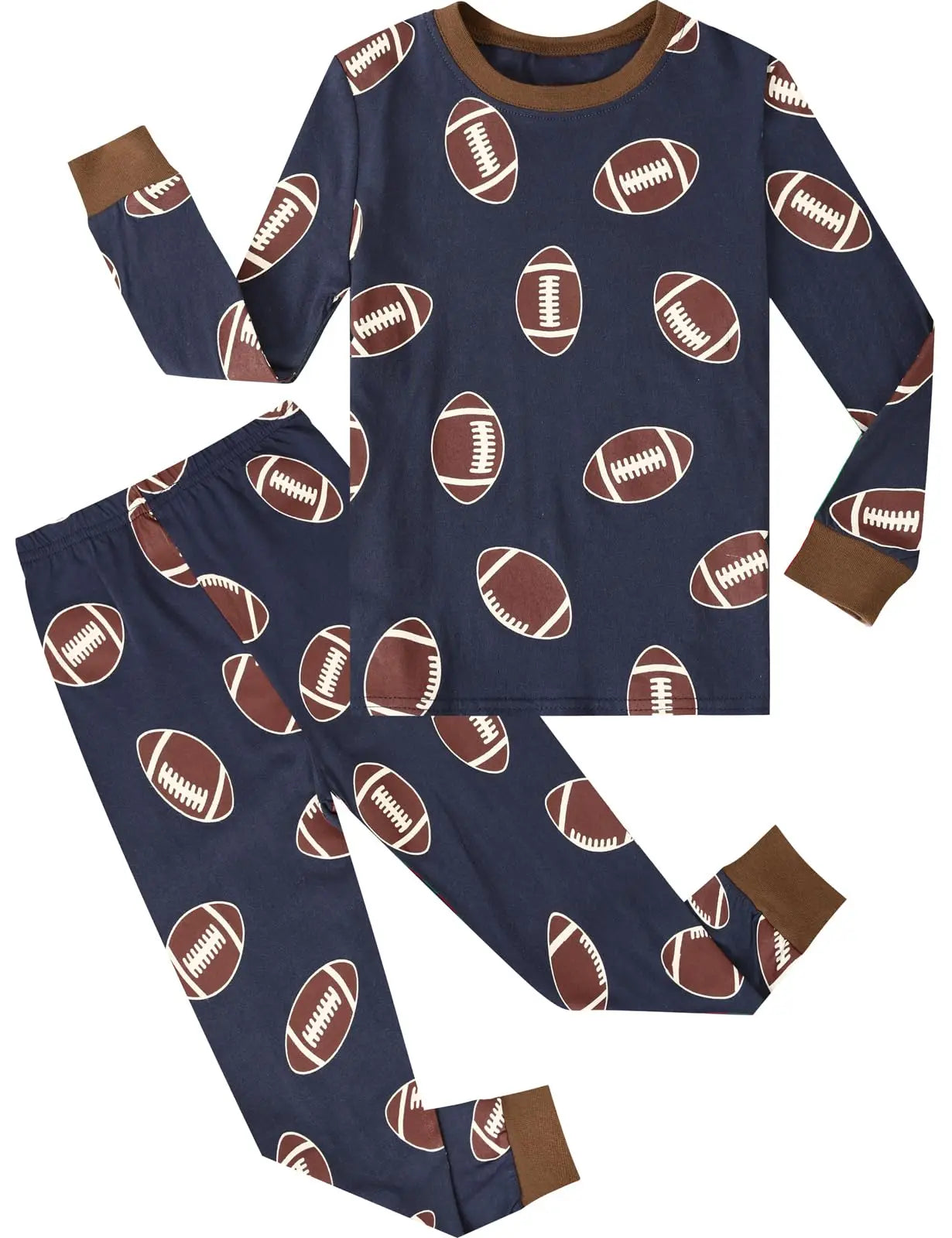 Football, Basketball, Baseball Print Pajamas for Kids childrensterritory