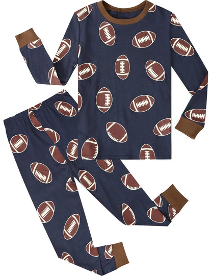 Football, Basketball, Baseball Print Pajamas for Kids childrensterritory