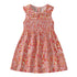 Collar Design Flower Print Summer Dresses for Girls childrensterritory
