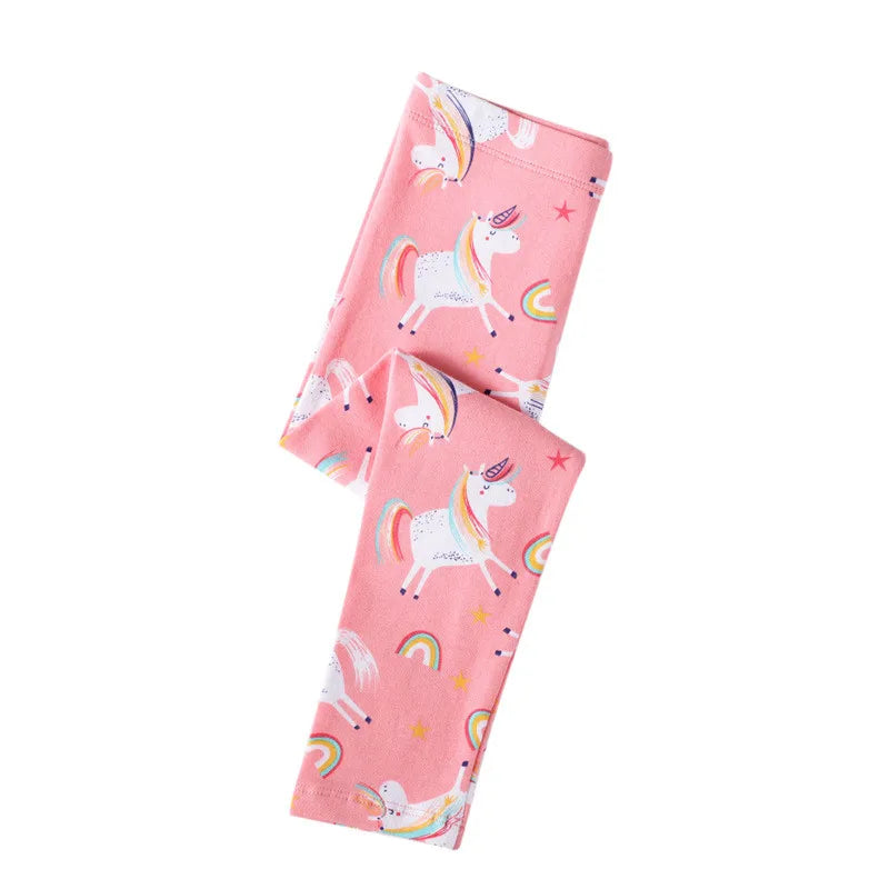 Unicorns Design Full-Length Leggings for Girls childrensterritory
