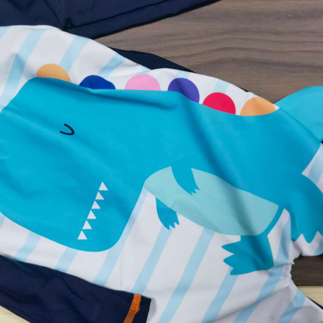 Kids Boys Cartoon Print One Piece Zipper Sunsuit Beachwear childrensterritory
