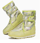 Kids Girls Non Slip Warm Waterproof Long Snow Boots
