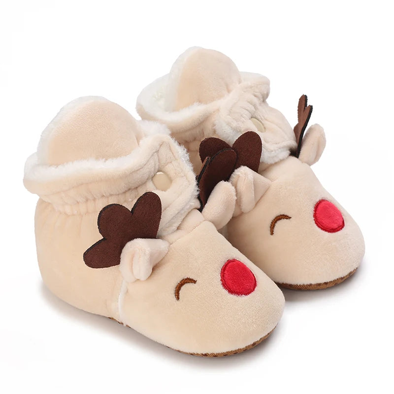 Baby Boys and Girls Anti-Slip Winter Warm Snow Boots