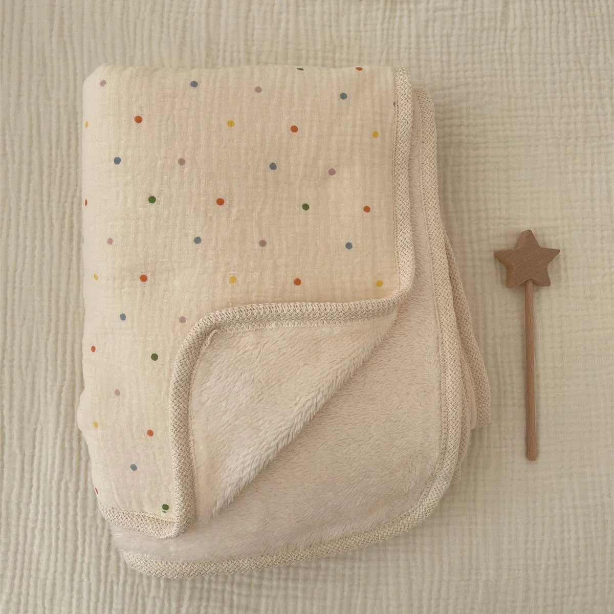Floral Print Muslin Cotton Winter Ins Baby Blankets childrensterritory