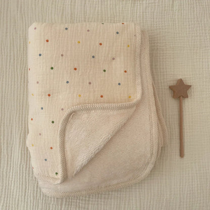 Floral Print Muslin Cotton Winter Ins Baby Blankets childrensterritory