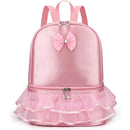 Little Girls Ballerina Dance Backpack with Shoe Compartment childrensterritory