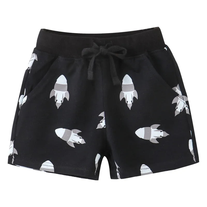 Animal Cartoon Print Kids Boys Shorts Summer Pants childrensterritory