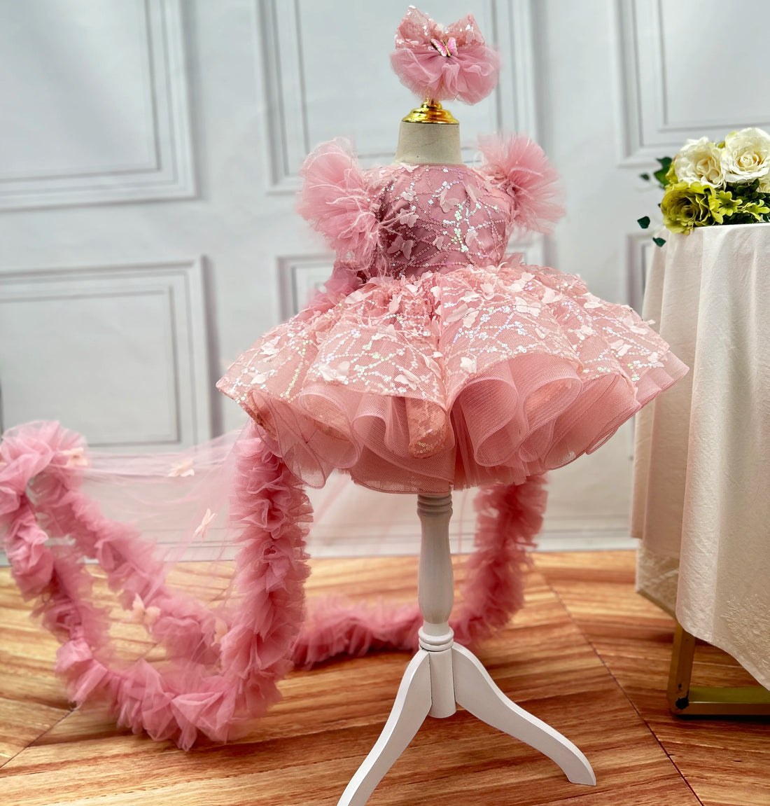 Gorgeous Lace Tulle Girls Special Occasions Luxury Dresses childrensterritory