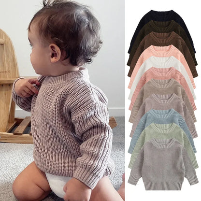 Newborn Baby Knit Pullover Winter Sweater childrensterritory