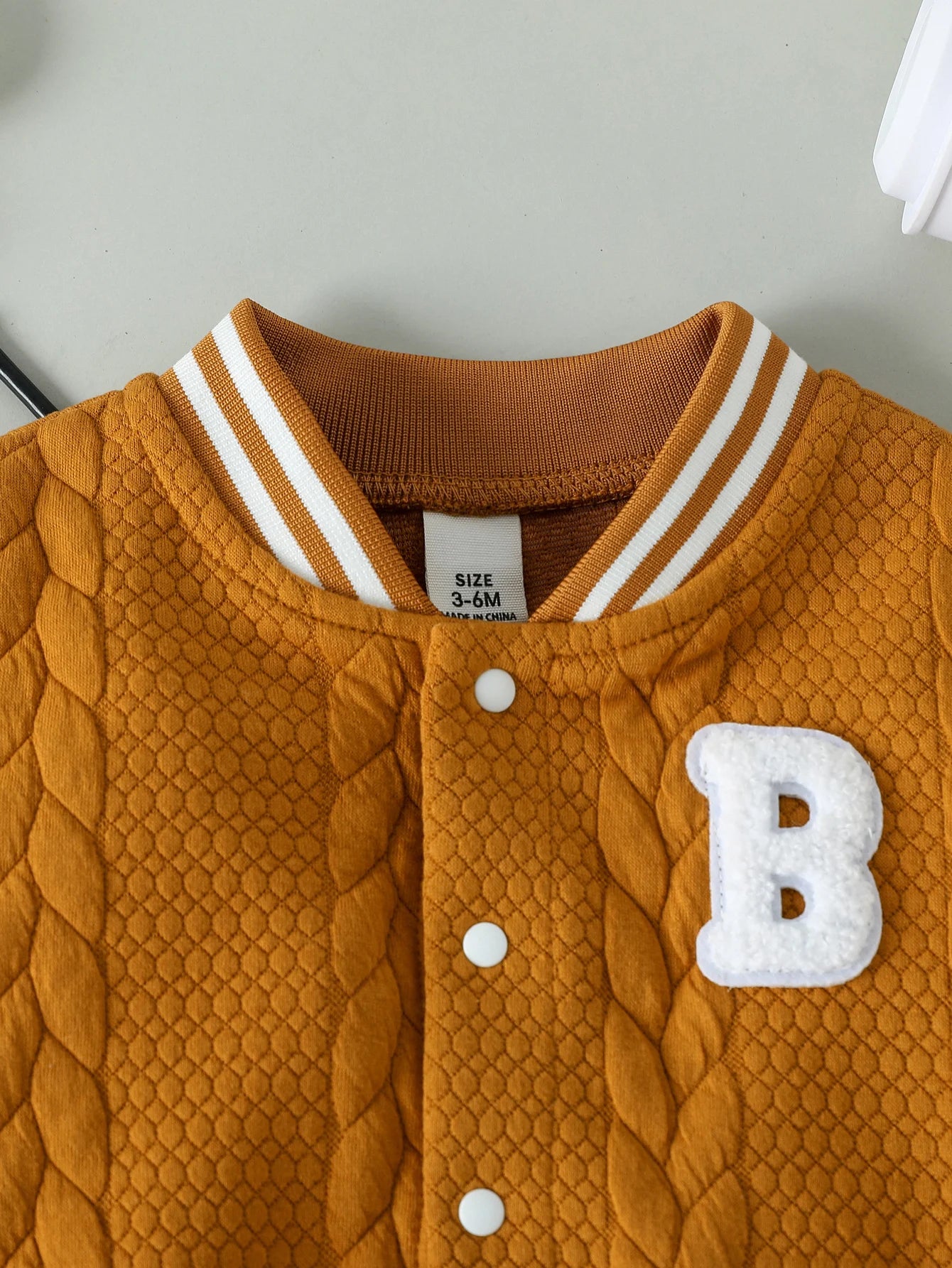 Baby Boys' Long-Sleeved Contrast Color Winter Jackets