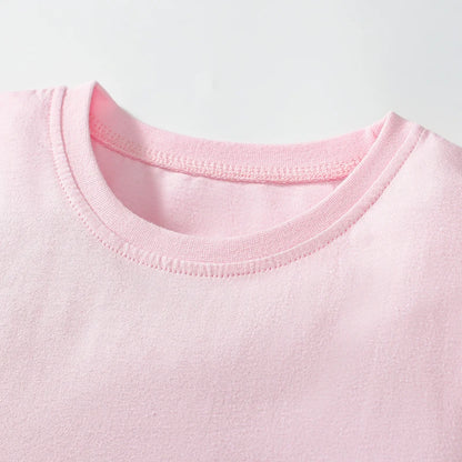 Little Girls Unicorns Embroidered Casual Summer Dress childrensterritory